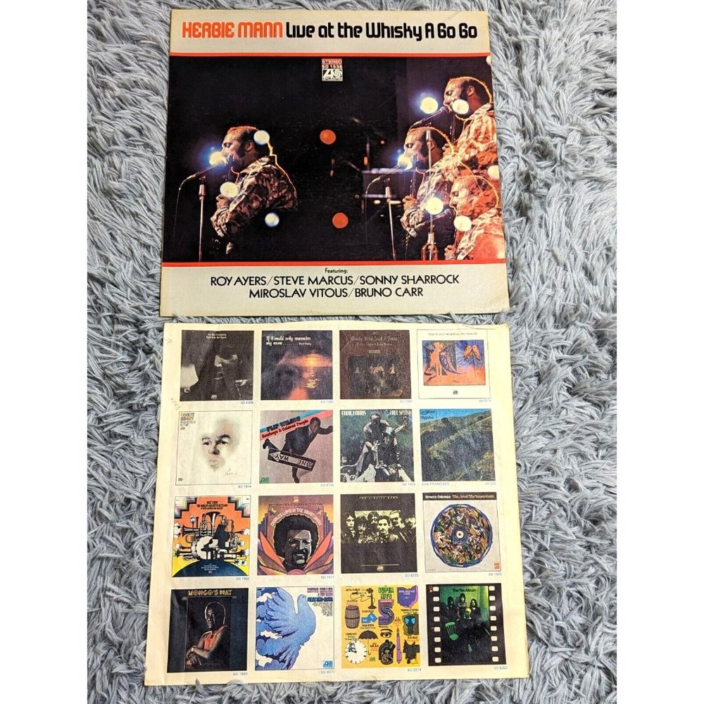 Herbie Mann Live At The Whisky A Go Go Atlantic Records SD-1536 Stereo 1969 Jazz